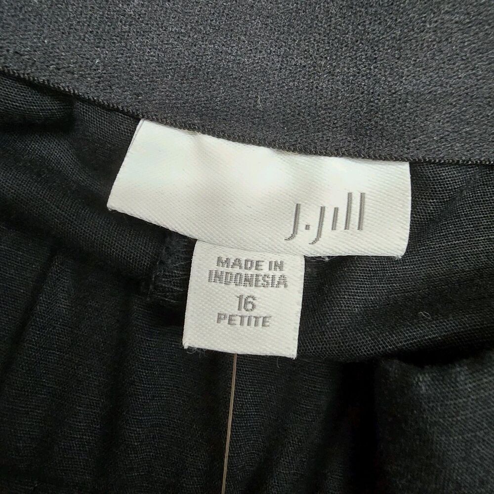 NWT J. JILL Pants Black 16 Petite Dress Casual - Picture 4 of 10